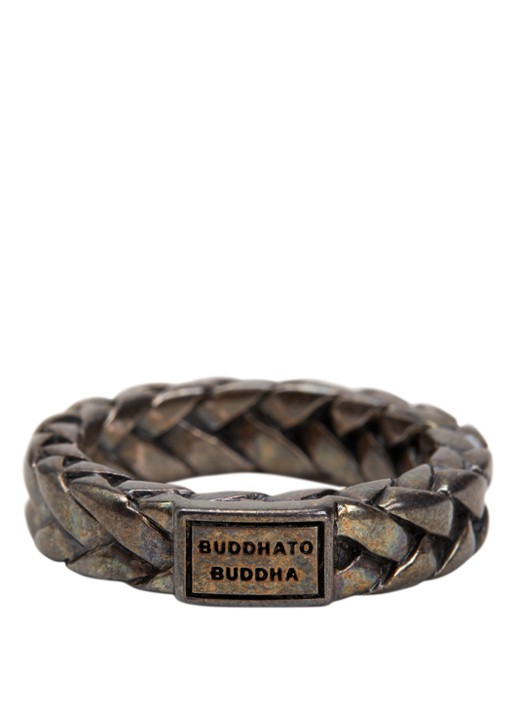 Buddha to Buddha George ring van zilver - voorkant zilver
