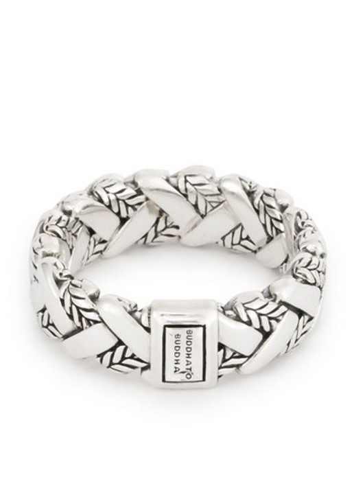 Buddha to Buddha George Texture ring van zilver