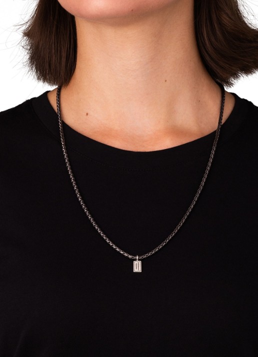 Buddha to Buddha George XS ketting van zilver - voorkant 2 zilver