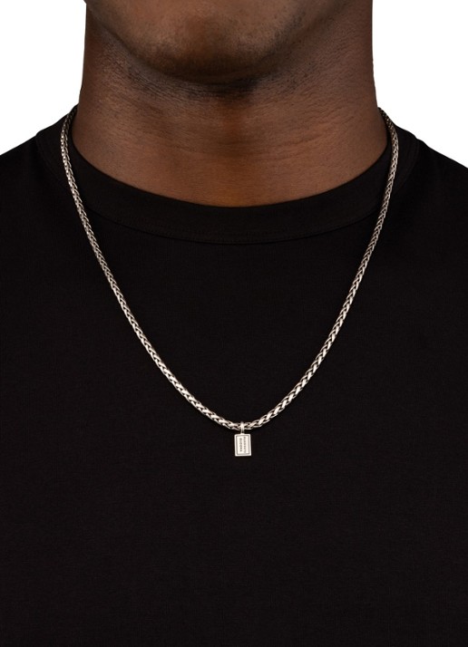 Buddha to Buddha George XS schakelketting van zilver - detail zilver