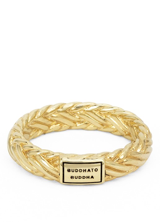 Buddha to Buddha Katja XS ring verguld