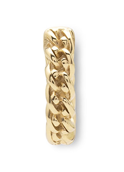 Buddha to Buddha Nathalie enkele oorring verguld  - voorkant 2 goud
