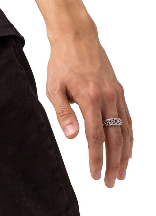 Buddha to Buddha Nathalie Small ring van zilver - detail zilver