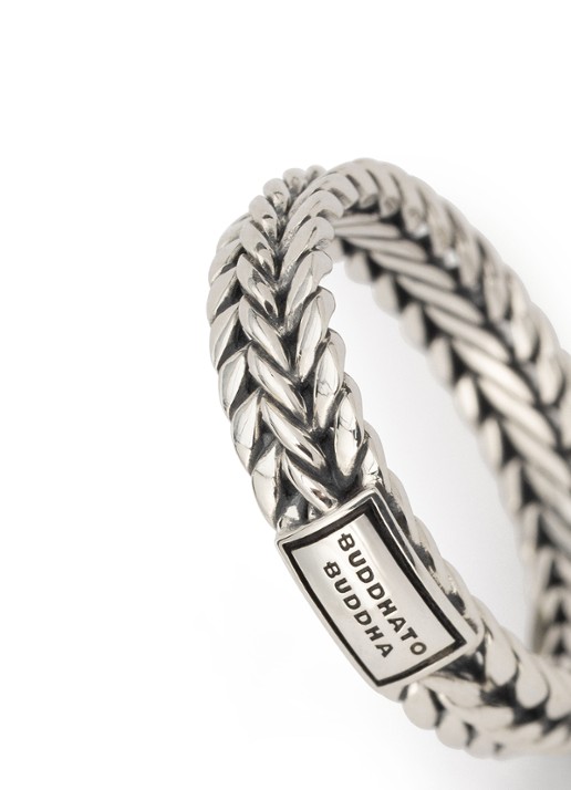 Buddha to Buddha Nurul XS ring van zilver - detail 2 zilver