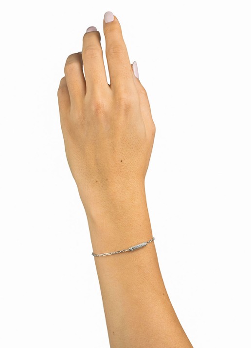 Buddha to Buddha Permanent armband van zilver  - detail 3 zilver
