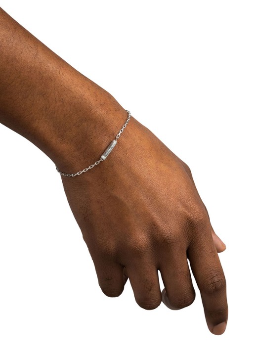 Buddha to Buddha Permanent armband van zilver  - voorkant 2 zilver