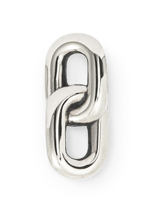 Buddha to Buddha Stacking enkele oorknop van zilver