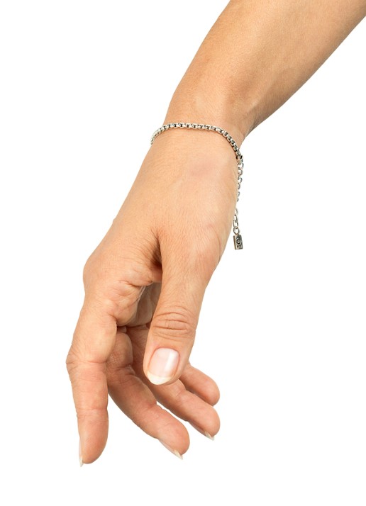 Buddha to Buddha Venetian armban van zilver - detail 3 zilver