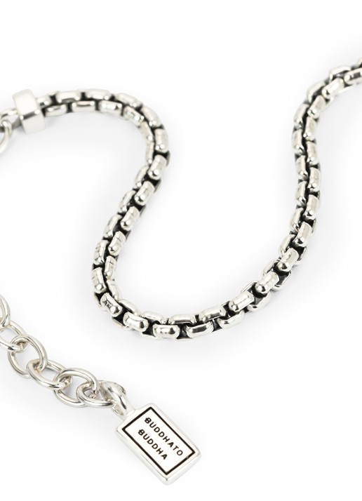 Buddha to Buddha Venetian armban van zilver - detail 4 zilver