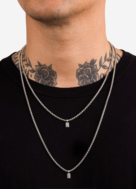 Buddha to Buddha Venetian ketting van zilver - detail zilver