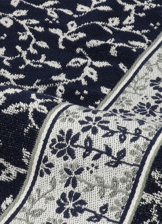 Bunzlau Castle Daydream keukendoek 53 x 60 cm  - voorkant 3 donkerblauw