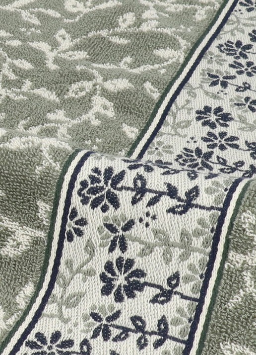 Bunzlau Castle Daydream keukendoek 53 x 60 cm  - voorkant 2 groen
