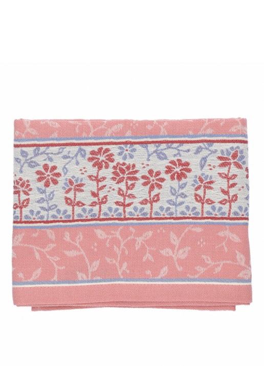 Bunzlau Castle Daydream theedoek 65 x 65 cm  - detail 3 roze