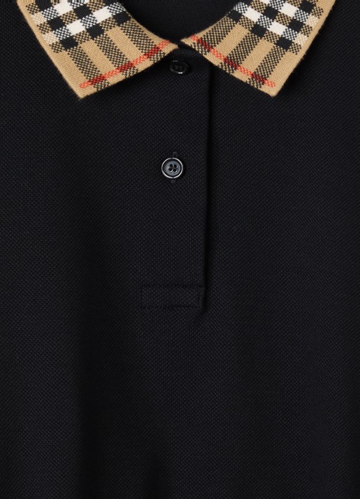 Burberry Astrid polojurk met strikceintuur - detail 3 zwart