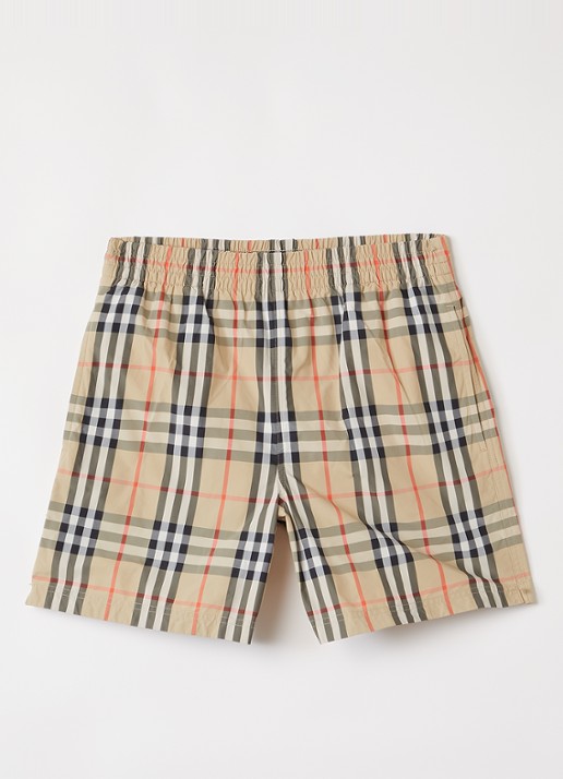 Burberry Atticus zwemshorts met ruitdessin