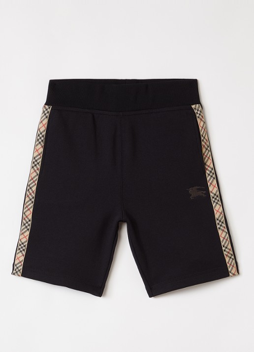 Burberry Benny straight fit korte broek met logoband