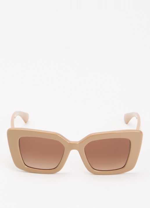 Burberry Butterfly zonnebril BE4476 - detail 2 donkerbeige