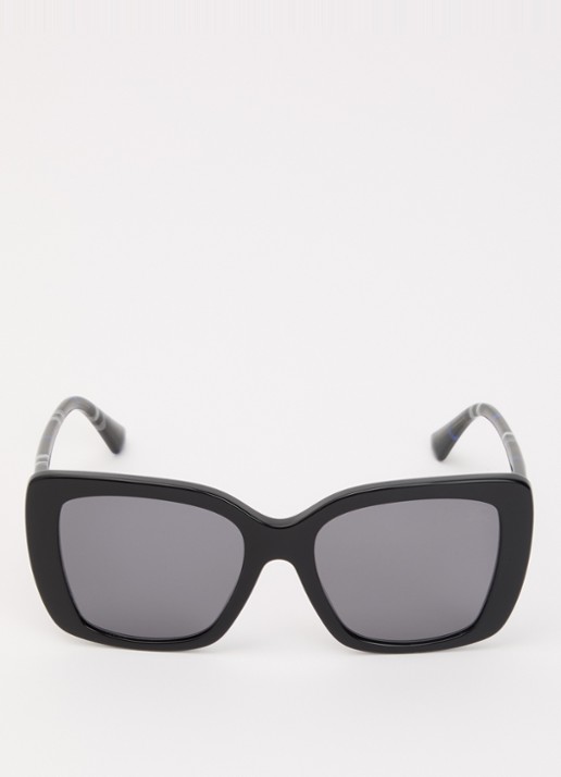 Burberry Butterfly zonnebril gepolariseerd BE4456 - detail zwart