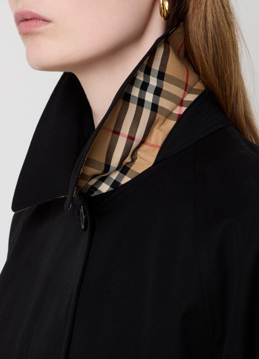 Burberry Camden trenchcoat met steekzakken - detail 4 zwart