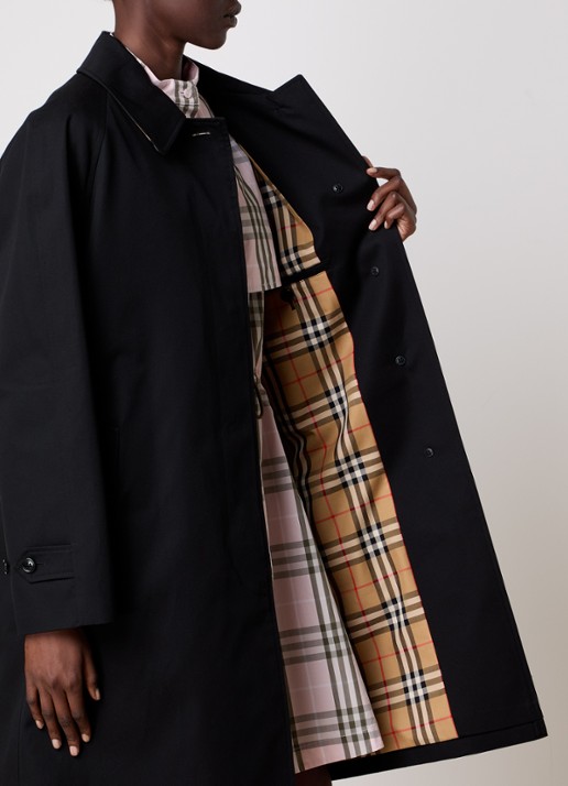 Burberry Camden trenchcoat met steekzakken - detail 2 zwart