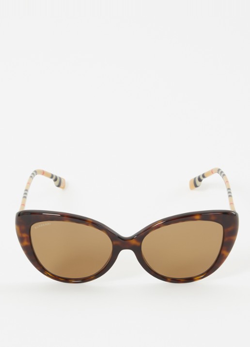 Burberry Cat Eye zonnebril BE4407   - detail bruin