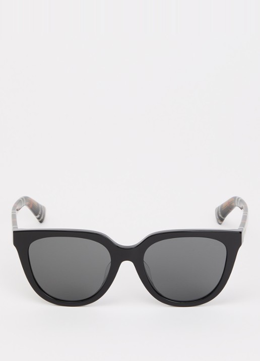 Burberry Cat Eye zonnebril BE4469F - detail 2 zwart