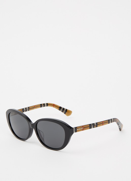 Burberry Cat Eye zonnebril BE4507D - voorkant zwart