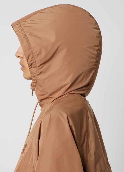 Burberry Charminster parka met logoborduring - detail 5 camel