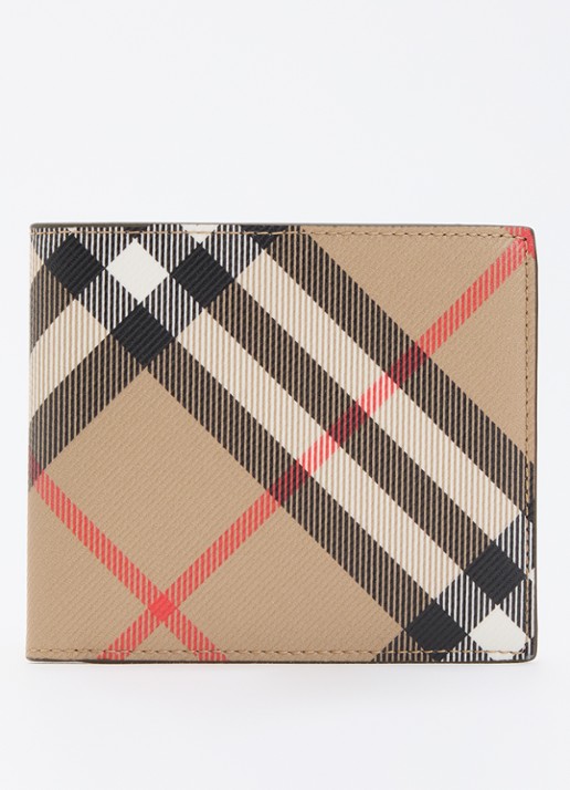 Burberry Check portemonnee met ruitdessin