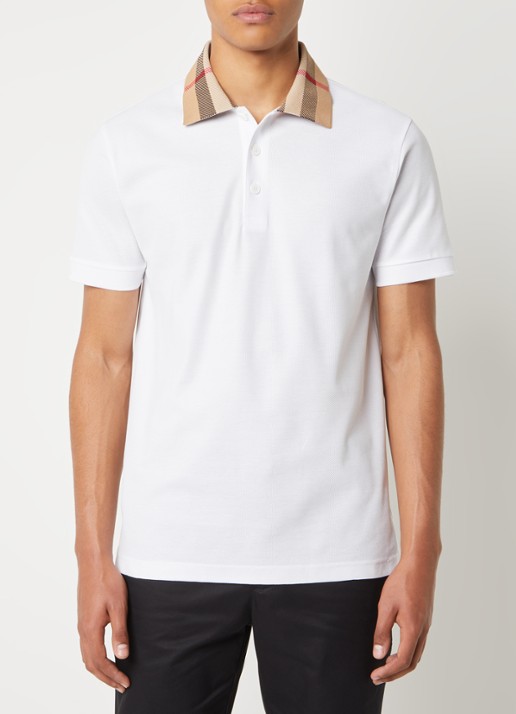 Burberry Cody regular fit polo met logoprint