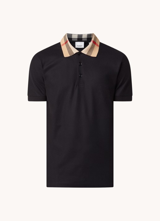 Burberry Cody regular fit polo met logoprint
