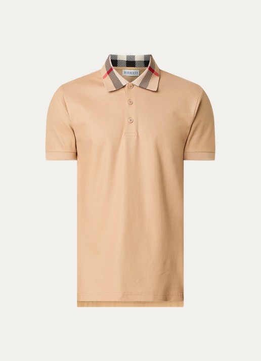 Burberry Cody regular fit polo met logoprint