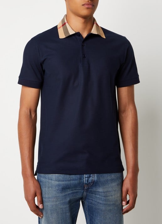 Burberry Cody regular fit polo met logoprint