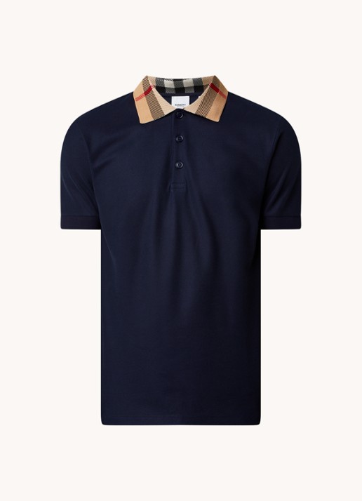 Burberry Cody regular fit polo met logoprint