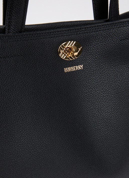Burberry Cotsworld handtas van kalfsleer met afneembare schouderriem - detail 4 zwart