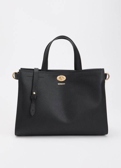 Burberry Cotsworld handtas van kalfsleer met afneembare schouderriem