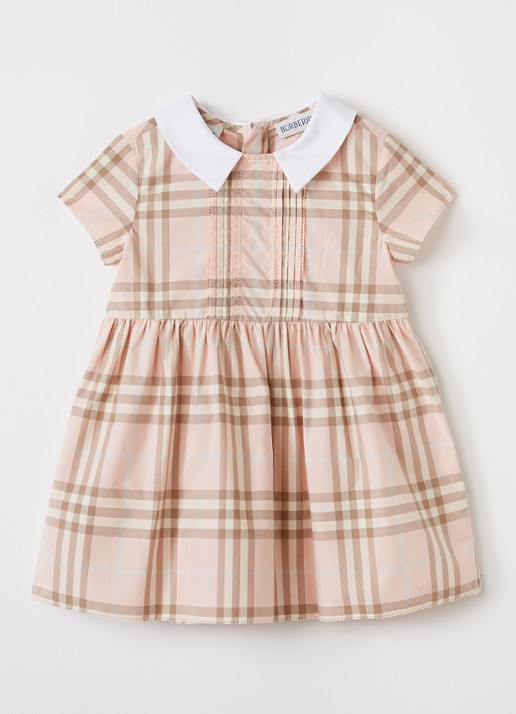 Burberry Eadelle jurk met ruitdessin