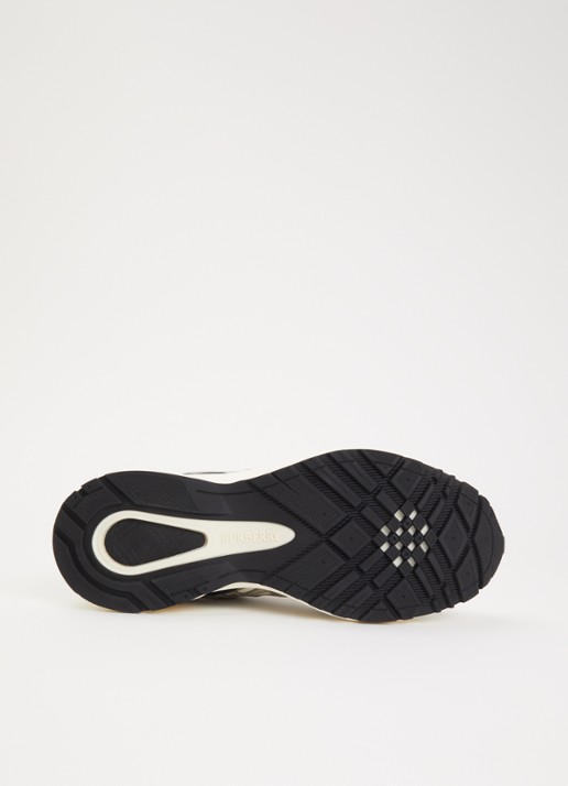 Burberry Eclipse sneaker met kalfssuède details - detail 3 beige