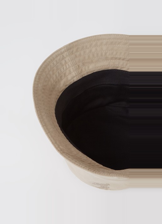 Burberry EKD bucket hoed met logoprint - detail 2 lichtbruin