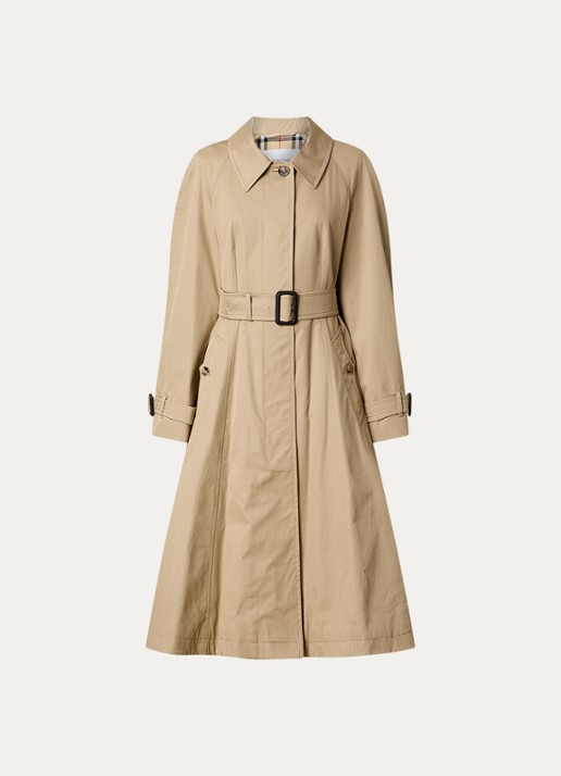 Burberry Ellingham trenchcoat met ceintuur - voorkant 2 beige