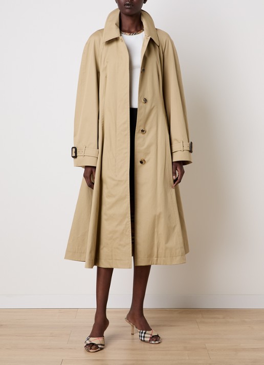 Burberry Ellingham trenchcoat met ceintuur - voorkant 3 beige