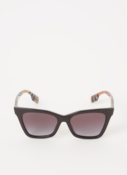 Burberry Elsa zonnebril BE4346 - voorkant 3 zwart