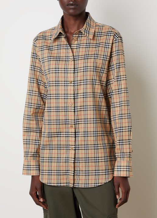 Burberry Emma overhemd met ruitdessin