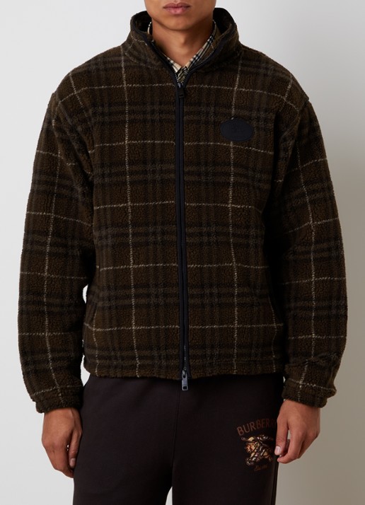 Burberry Fairfax jack van teddy met ruitdessin