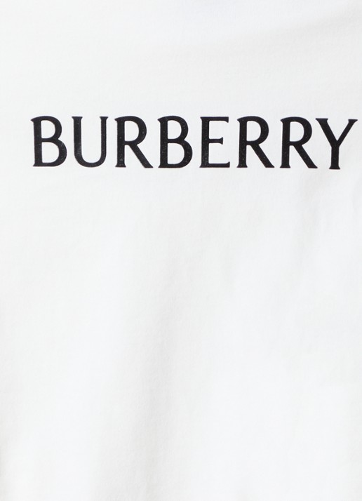 Burberry Frankie T-shirt met logoprint - detail 5 wit