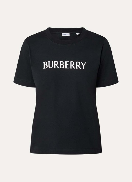 Burberry Frankie T-shirt met logoprint - voorkant zwart