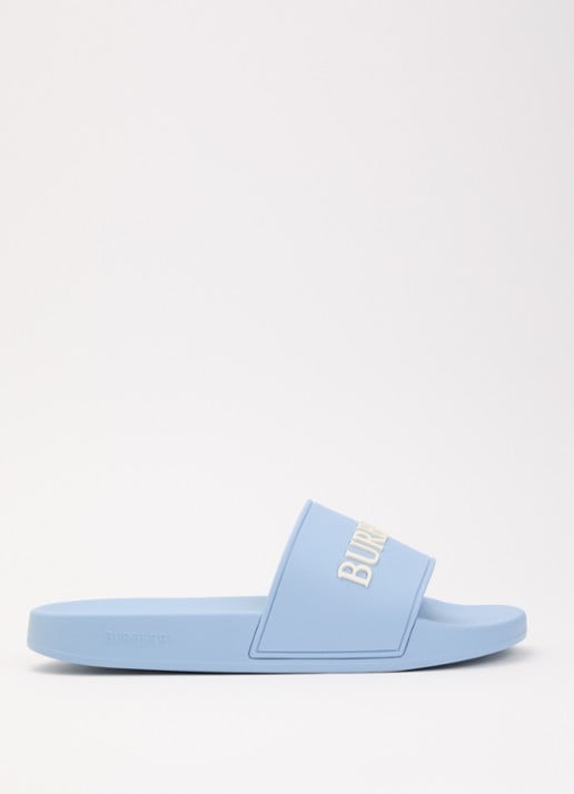 Burberry Furley slipper met logo