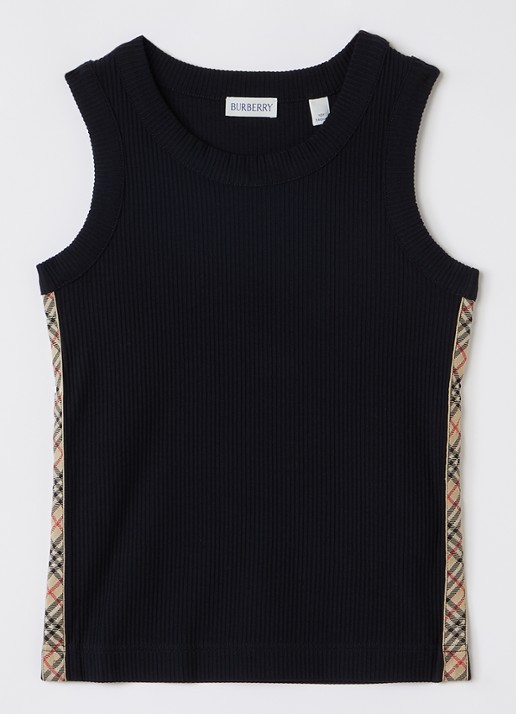 Burberry Gabriele tanktop met ribstructuur