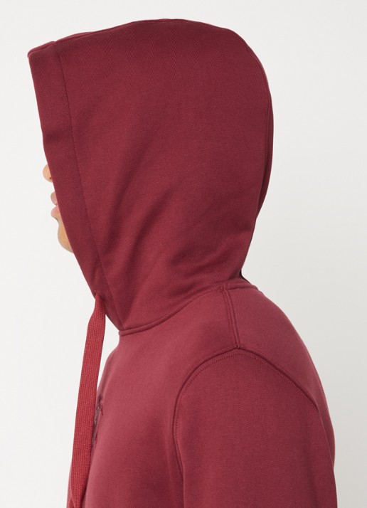 Burberry Hoodie met logoborduring - detail 5 bordeauxrood