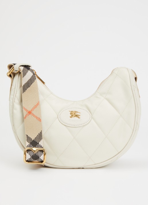 Burberry Horseshoe crossbodytas met quilt patroon en kalfsleren deails